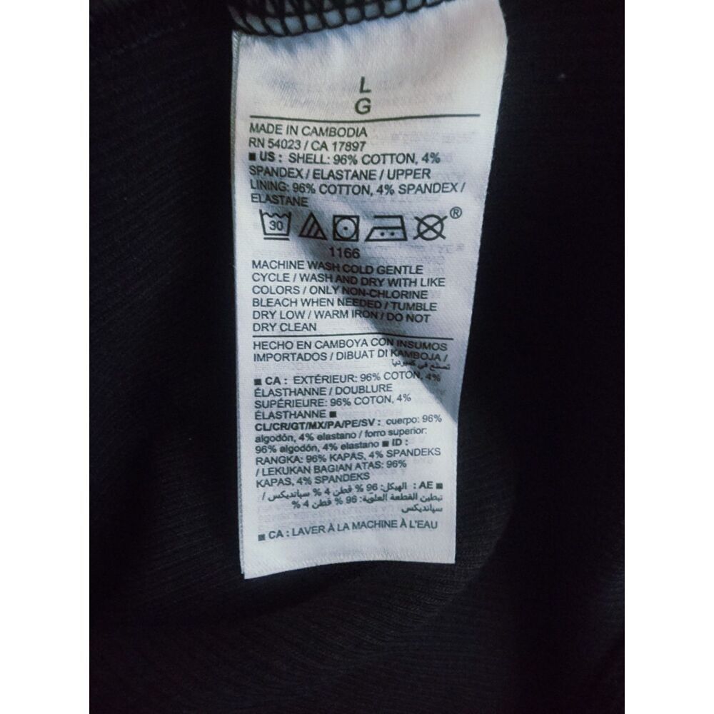 Old Navy Little Black Dress Sz M Strappy Ribbed Mini Shelf Bra Adjustable Strap - Picture 4 of 4